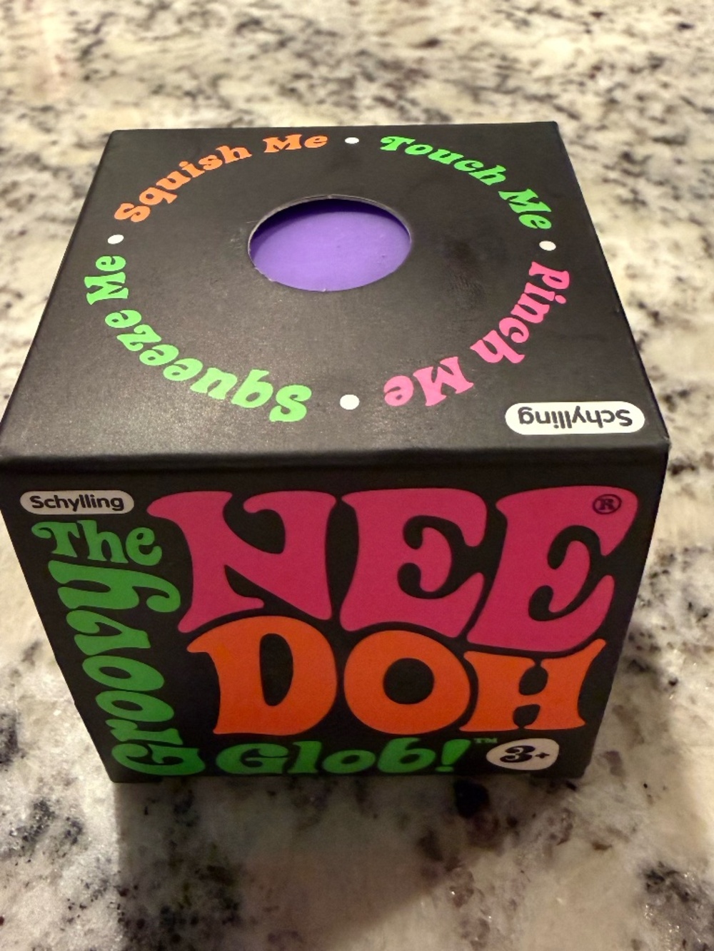 Authentic Needoh The Groovy Glob! Purple - NWT